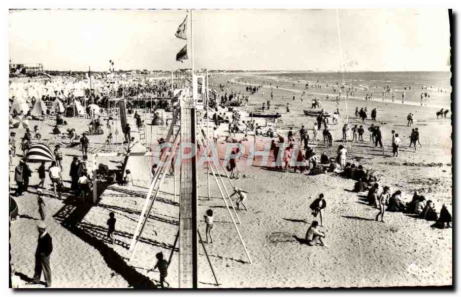 Plage de Saint-Jean-de-Monts — vue animée — Comibier