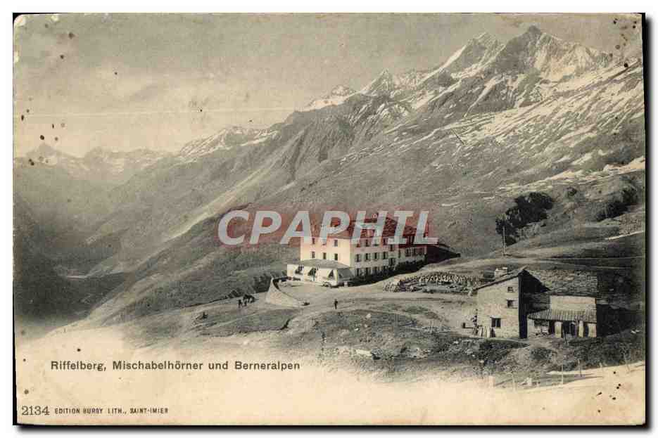 CPA Riffelberg Mischabelhorner Und Berneralpen