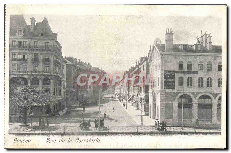 CPA Geneva Rue de la Corraterie