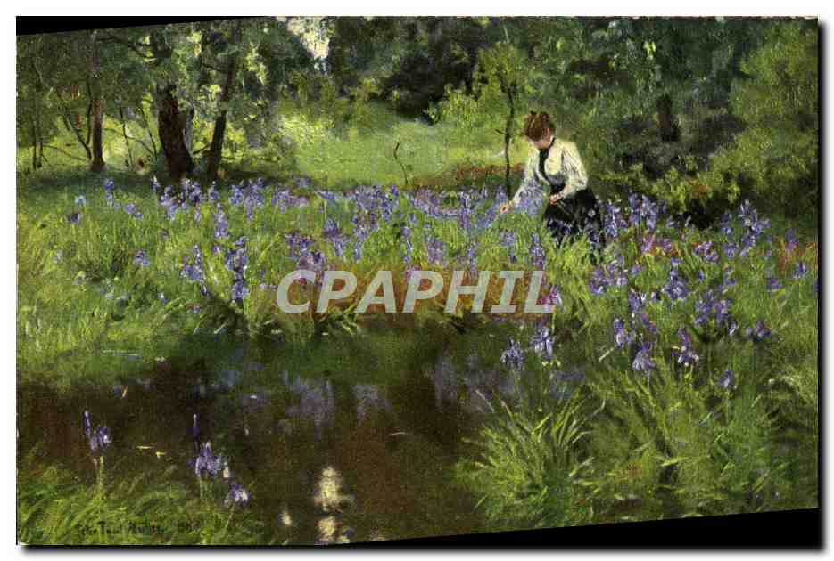 CPA Fantaisie Femme au bord de l'eau