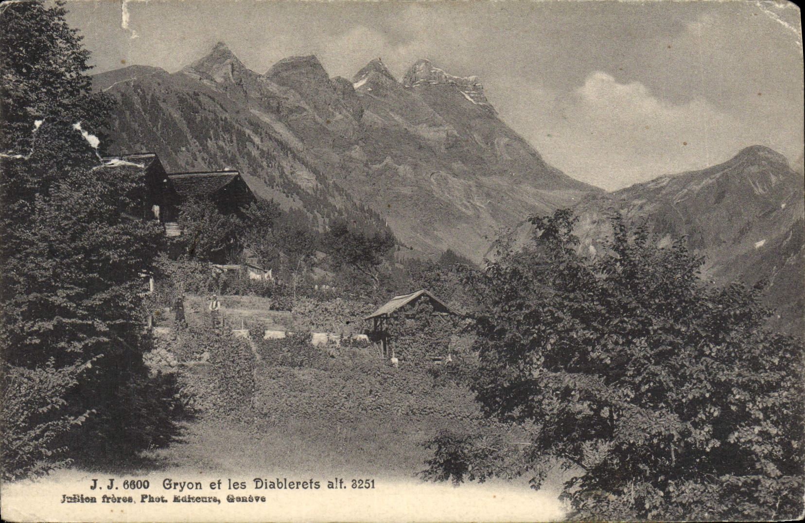 CPA Gryon Et Les Diablerets Geneve