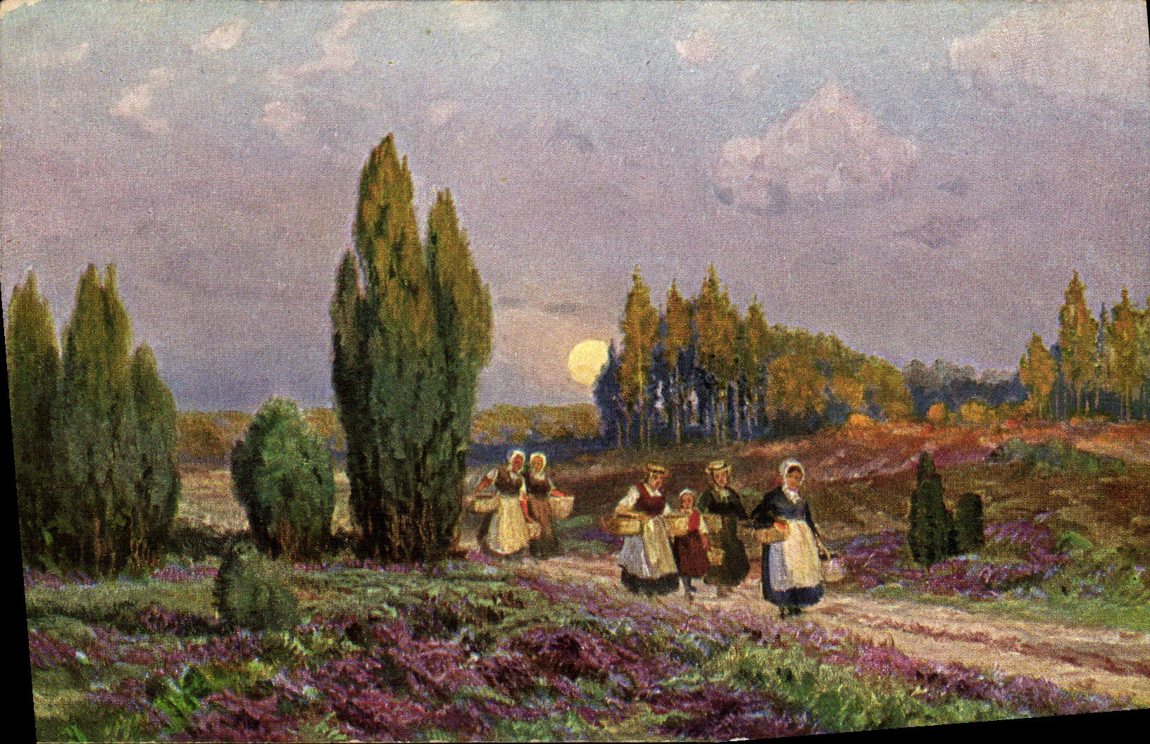 CPA Villageoises a la campagne