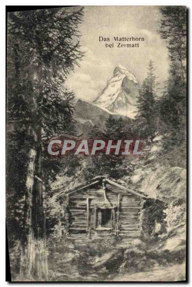 CPA Das Matterhorn Bei Zermatt