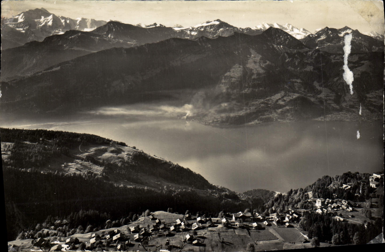 CPA Beatenberg Thunersee Jungfrau Blumlisalp