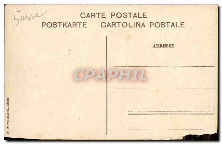 CPA Tell's Apfelschuss — Rückseite