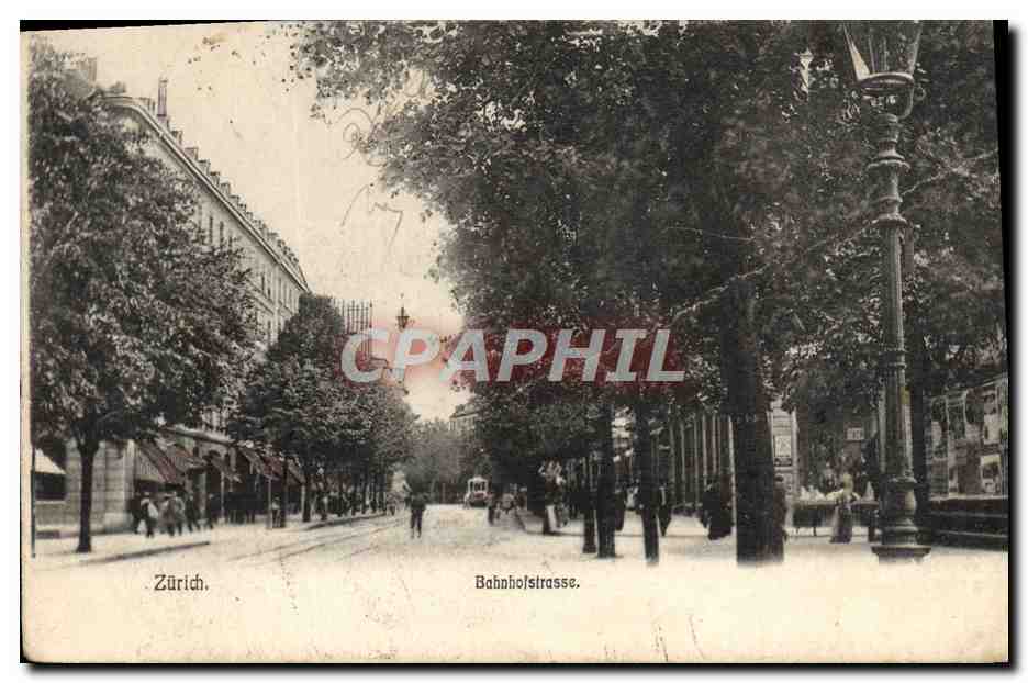 Zurich — Bahnhofstrasse — éditeur inconnu