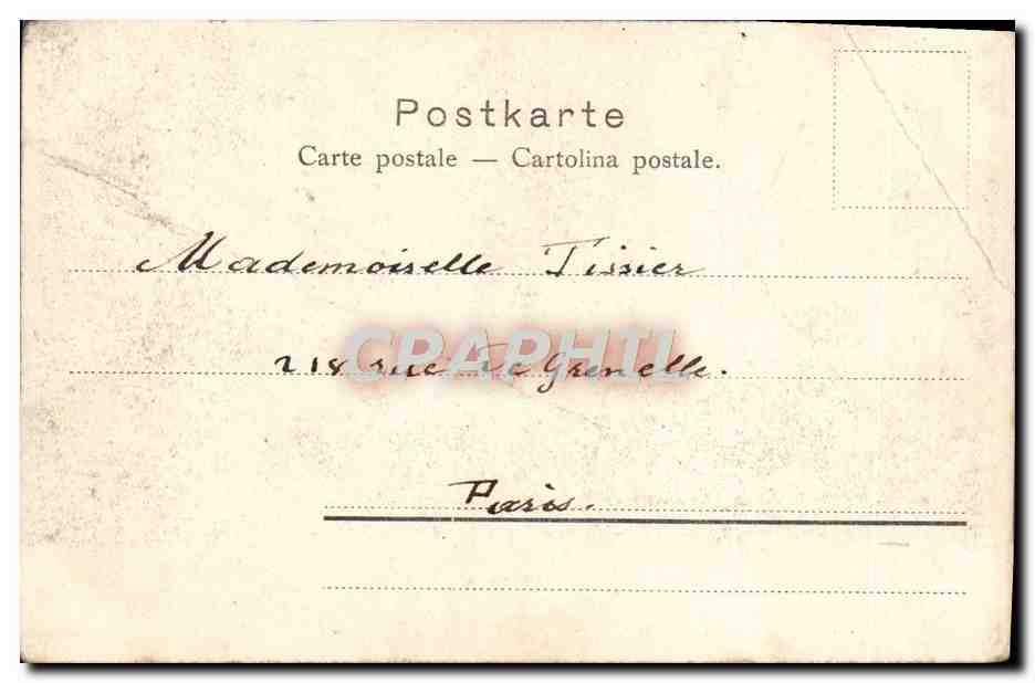 Zurich — Bahnhofstrasse — éditeur inconnu — Verso