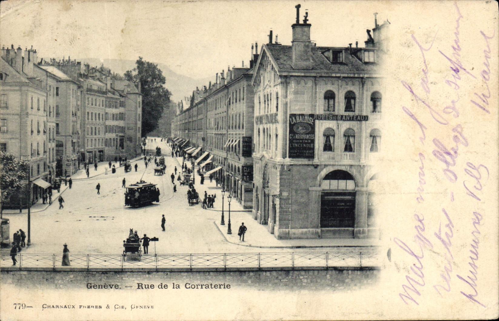 CPA Geneve Rue De La Corraterie