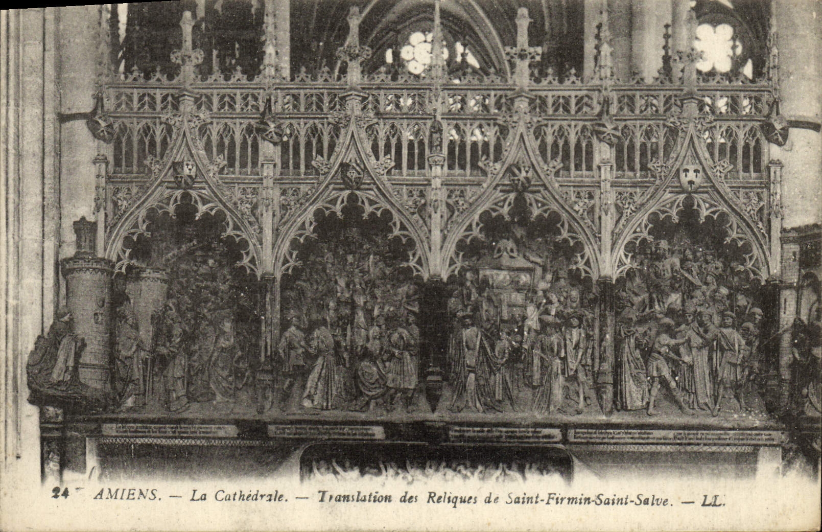 Amiens — La Cathédrale — Translation des Reliques de Saint-Firmin-Saint-Salve — LL.