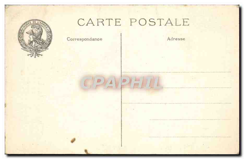 CPA Paris Hotel De Invalides Entree Principale — Rückseite