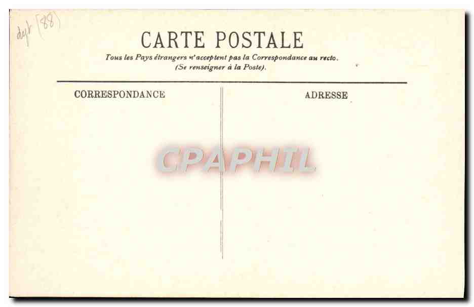 CPA Vittel Le Grand Hotel — Back