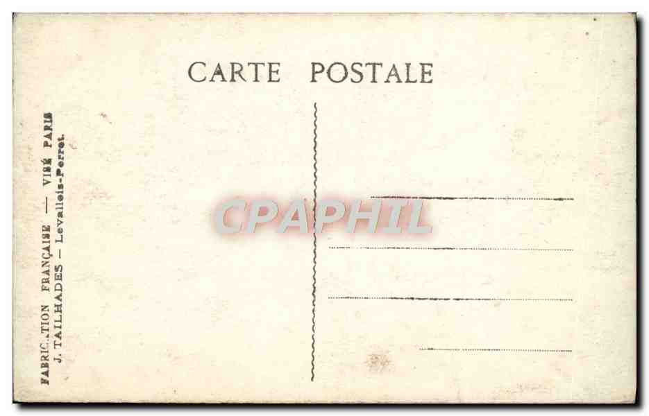 CPA Fantaisie Soldat Artilleur Militaria — Back