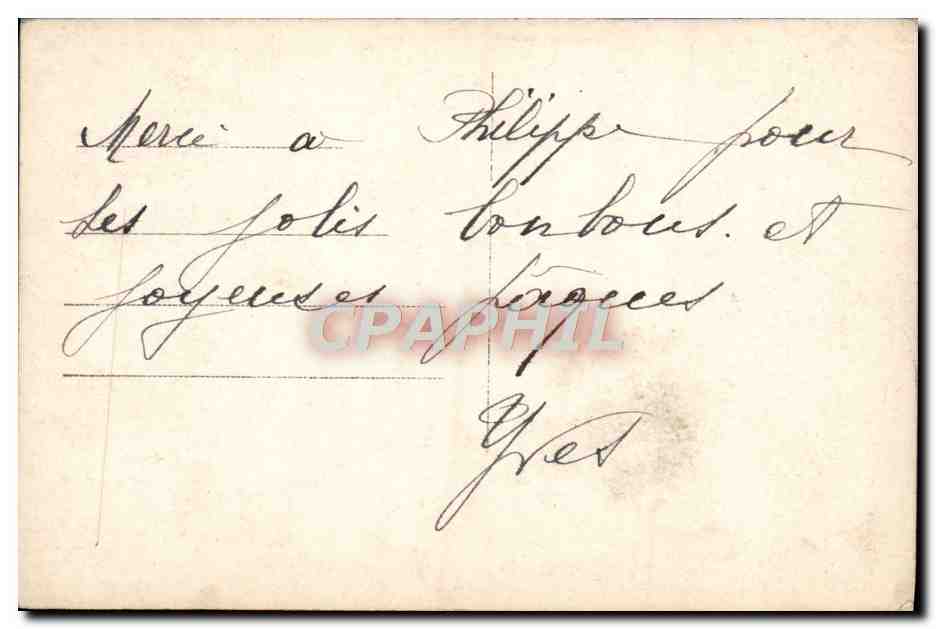 CPA Fantaisie Paques Poussins  — Rückseite