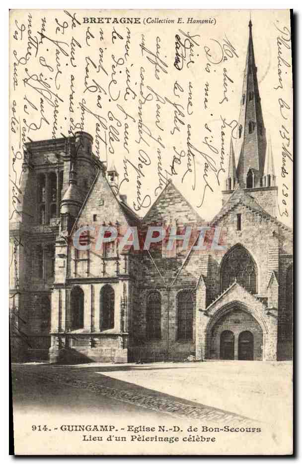 Guingamp — Église N.-D. de Bon-Secours — Collection E. Hamonie