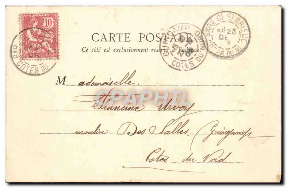 Jardin du Palais — Saint-Brieuc — B. F., Paris — Reverso