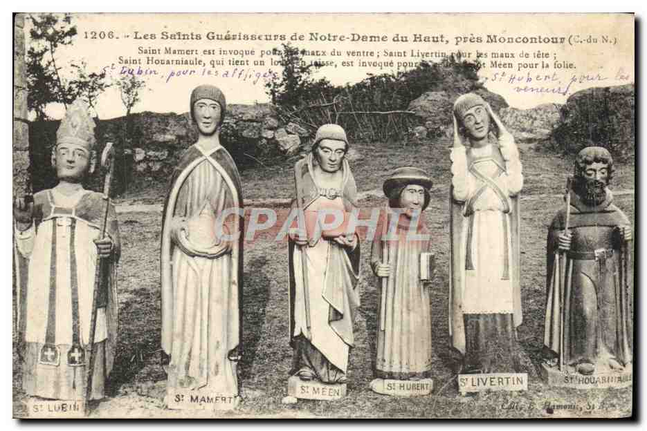 CPA Les saint guerisseurs de Notre Dame du Haut pres Montcontour 