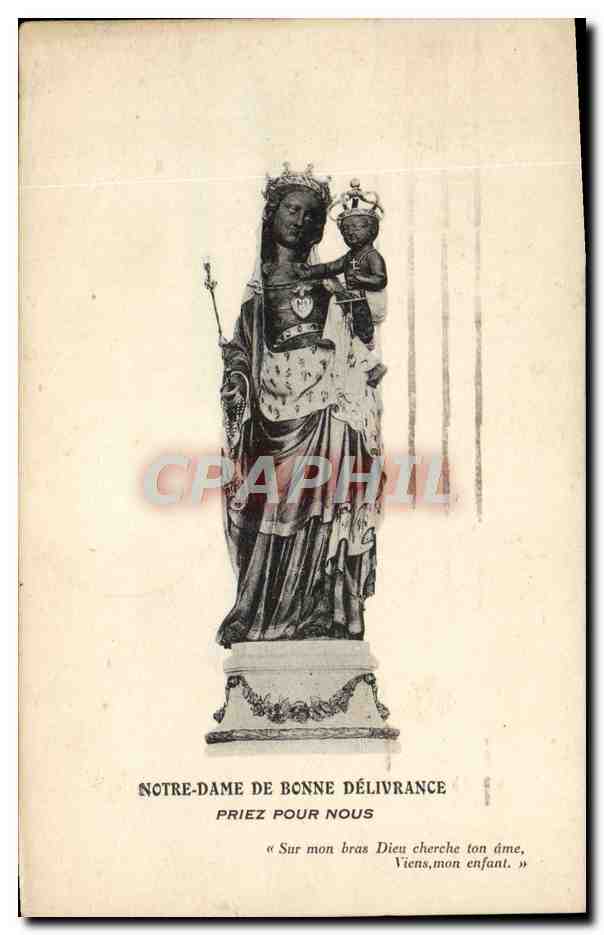 Notre-Dame de Bonne Délivrance — statue tenant l'Enfant Jésus — éditeur non visible