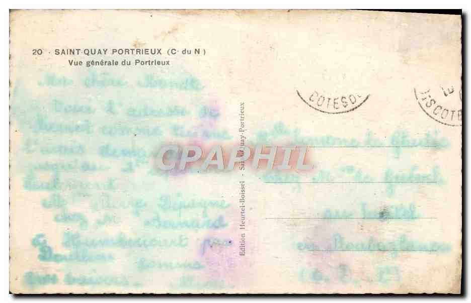 CPA Saint Quay Portrieux Vue Generale — Reverso