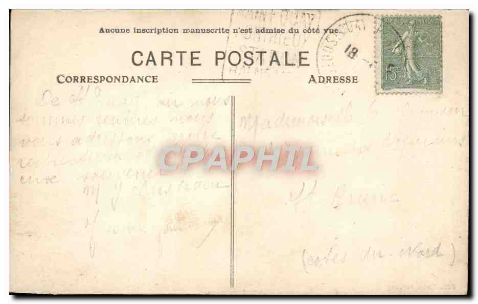 St-Quay-Portrieux (C.-du-N.) — Die Strandpromenade — unbekannter Verlag, Nr. 6 — Rückseite
