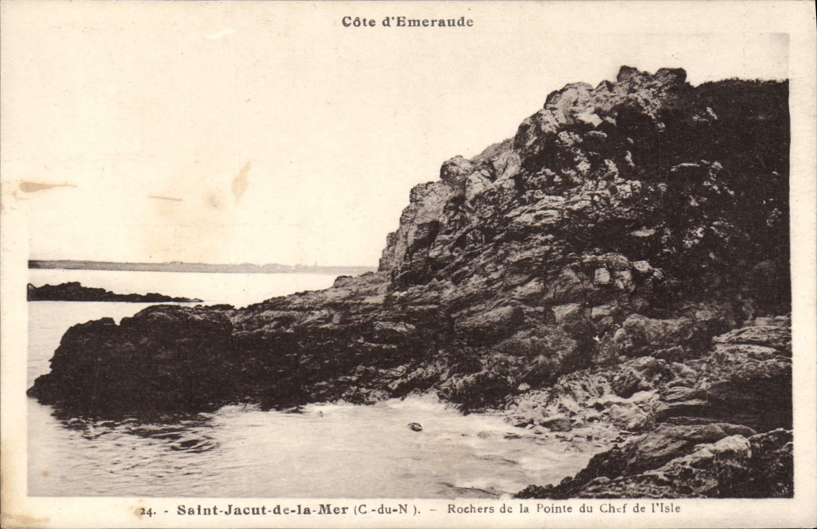 Saint-Jacut-de-la-Mer — Felsen der Pointe du Chef de l'Isle — Edition Le Gault-Dinan n°24