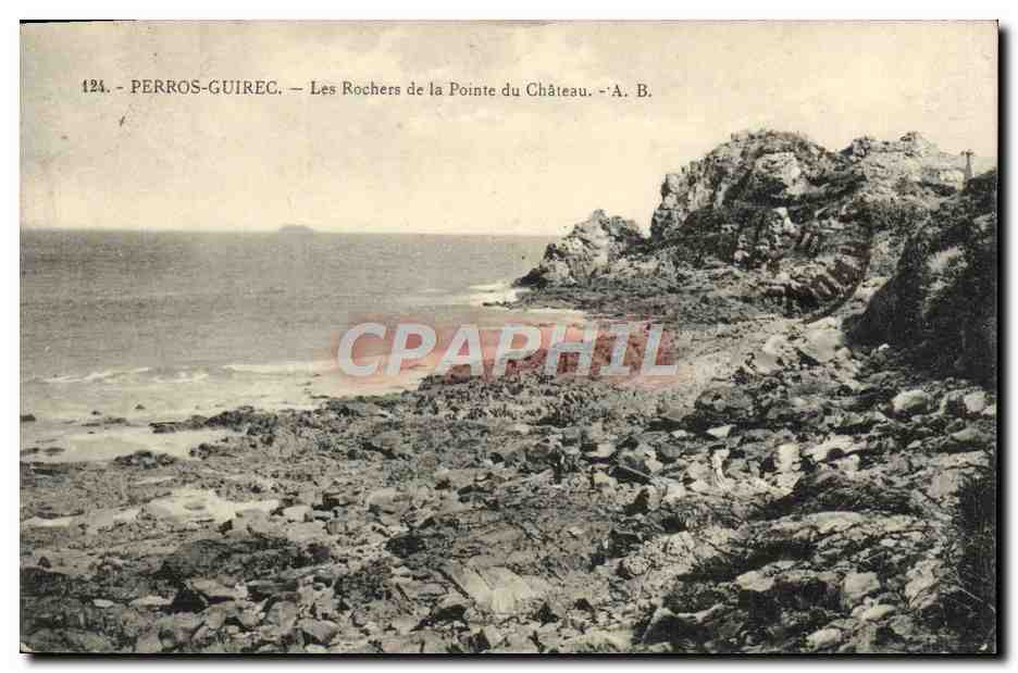 Perros-Guirec — Les Rochers de la Pointe du Château — A. B.
