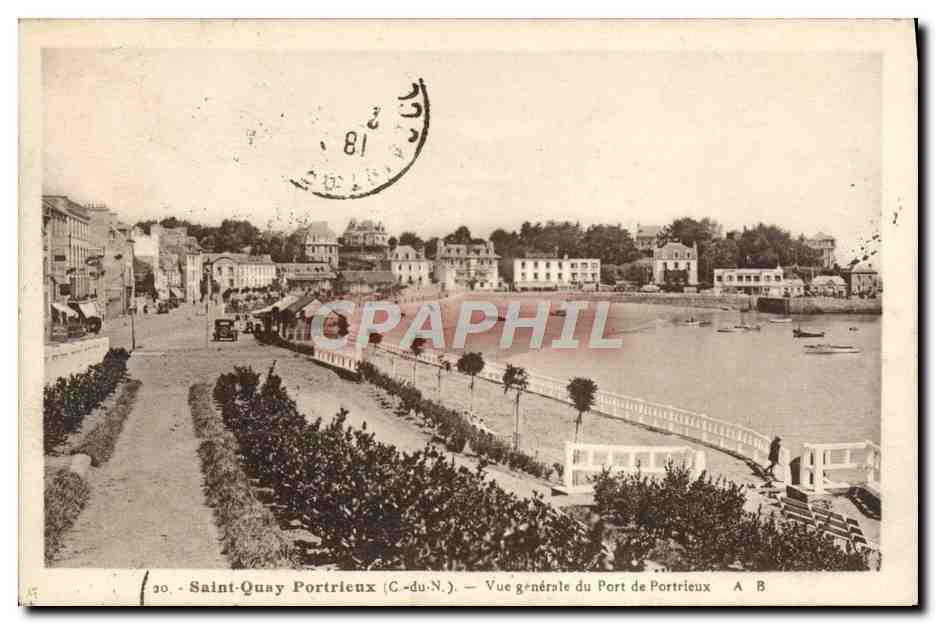 Saint-Quay-Portrieux (C.-du-N.) — Vue générale du Port de Portrieux — Phototype A. Bruel, Angers