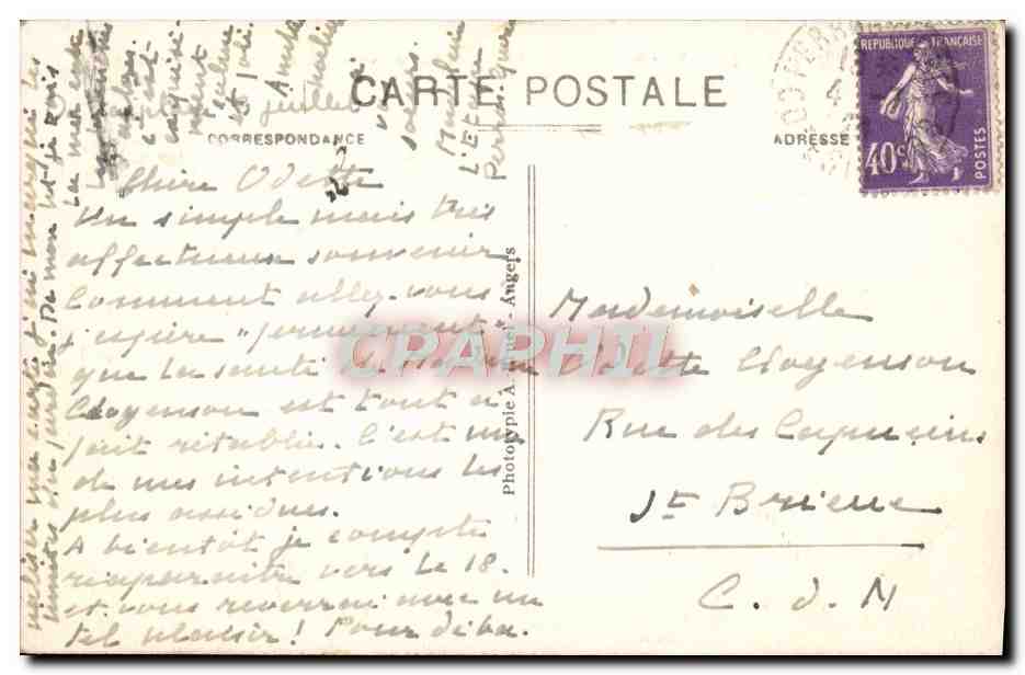 Perros-Guirec (C.-du-N.) — Banorama de la Rade de Perros vu de la route de la Corniche — A. B. — Achterkant