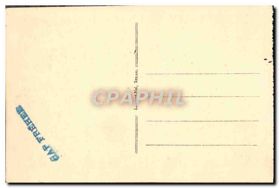 CPA Cap Frehel Les falaises La Fauconniere — Rückseite