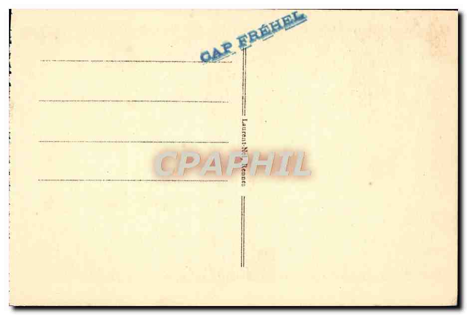 CPA Cap Frehel Vue Generale de L'Ermitage et le rocher Sevigne — Rückseite