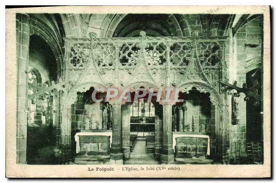 CPA Le Folgoet L'Eglise le Jube