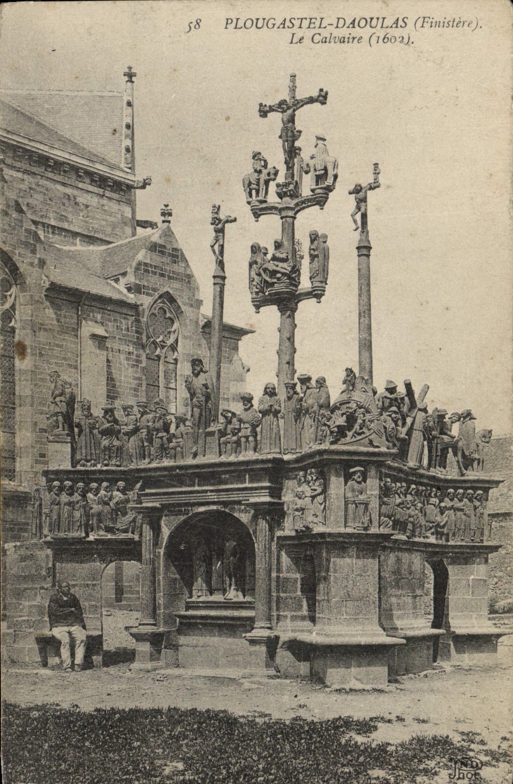 CPA Plougastel Daoulas Le Calvaire
