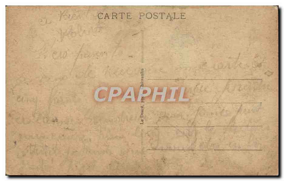 CPA Pleyben Details du Calvaire Annonciation Visitation Nativite Adoration des Mages Fuite en Egypte  — Rückseite