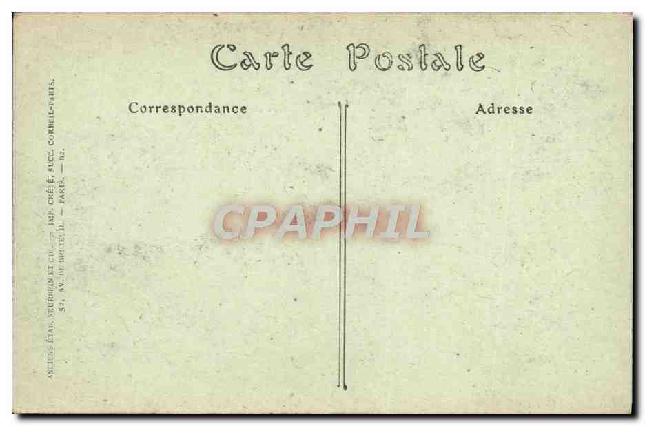 CPA Saint Pol de Leon Tombeau de Monseigneur Franciscus Visdelou — Rückseite