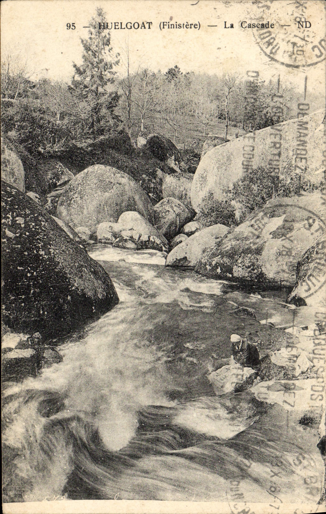 CPA Huelgoat La Cascade