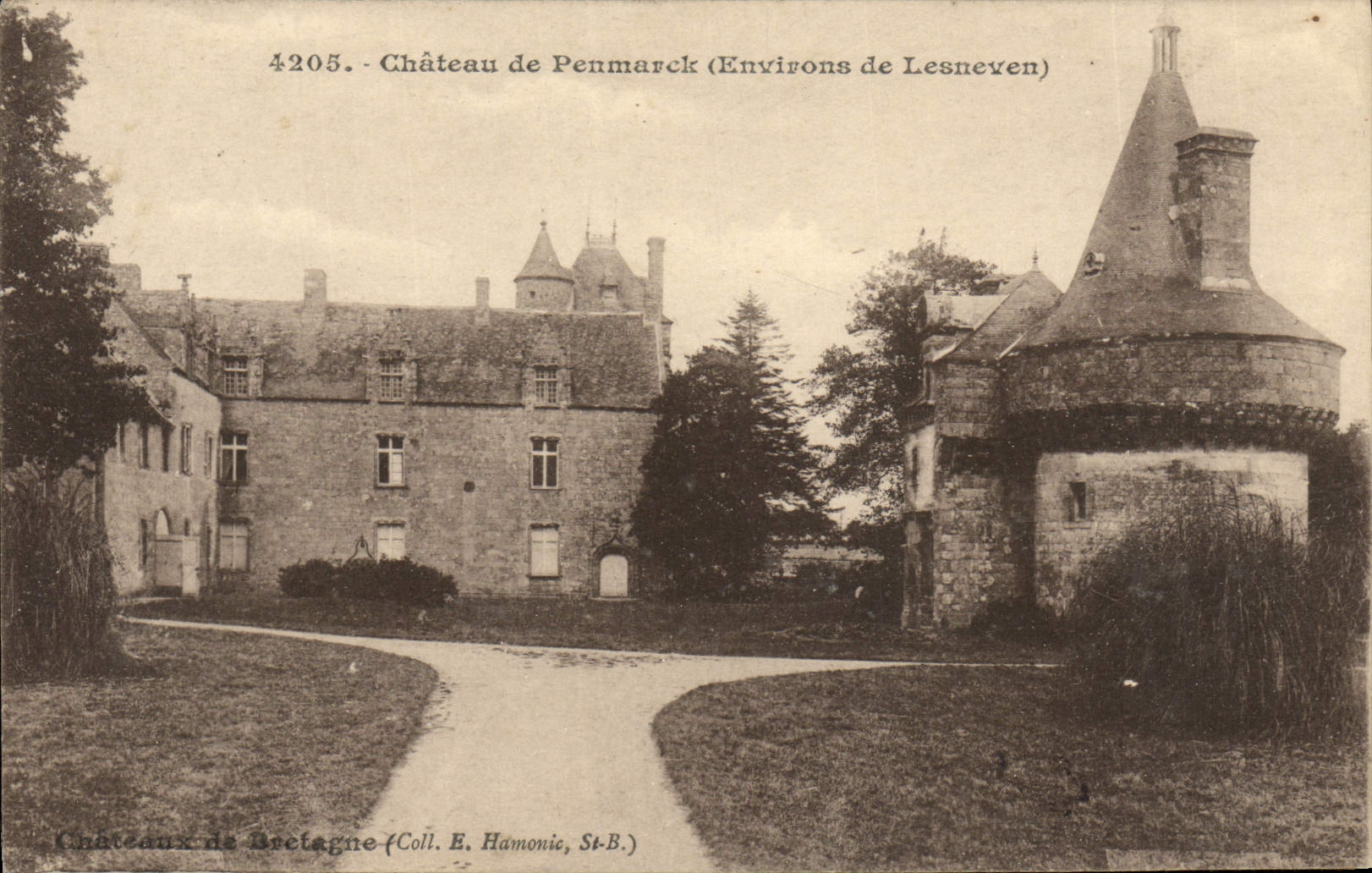 CPA Chateau de Penmarch Environs de Lesneven 