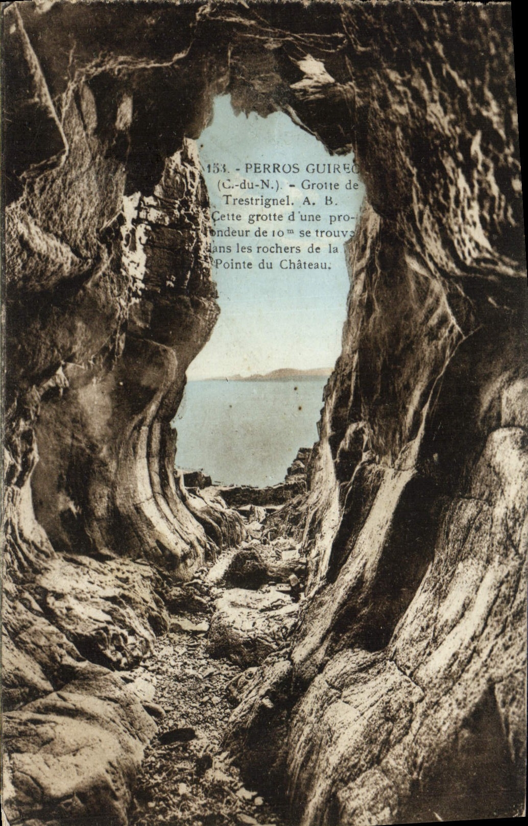Grotte de Trestrignel — Pointe du Château — Perros-Guirec (Côtes-d'Armor)