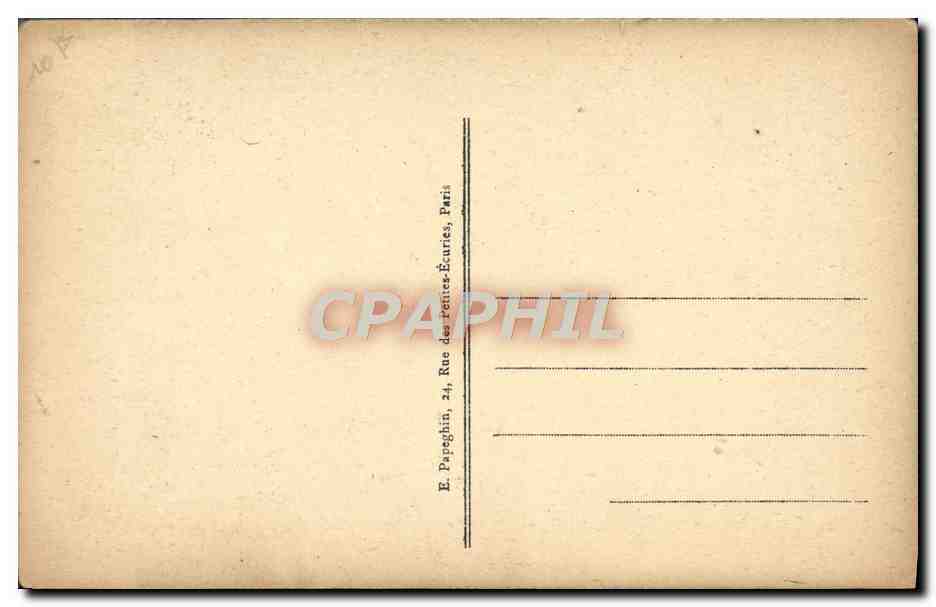 CPA Paris le tombeau du solda tinconnu Militaria — Rückseite