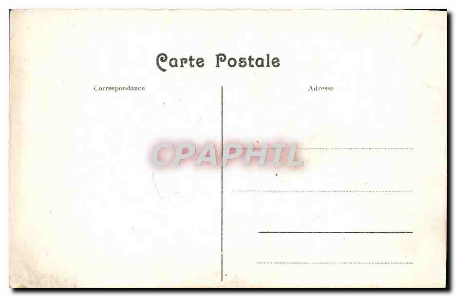 CPA Anvers Gare Centrale Place de la Gare — Rückseite