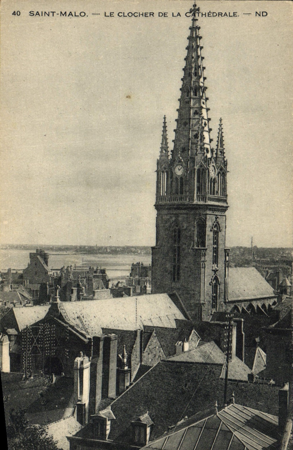 Saint-Malo — Le clocher de la cathédrale — ND