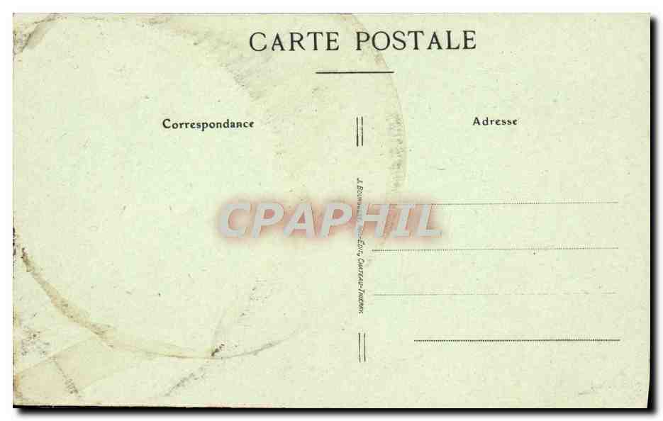CPA Prieure de Binson Porche de la Chapelle — Rückseite