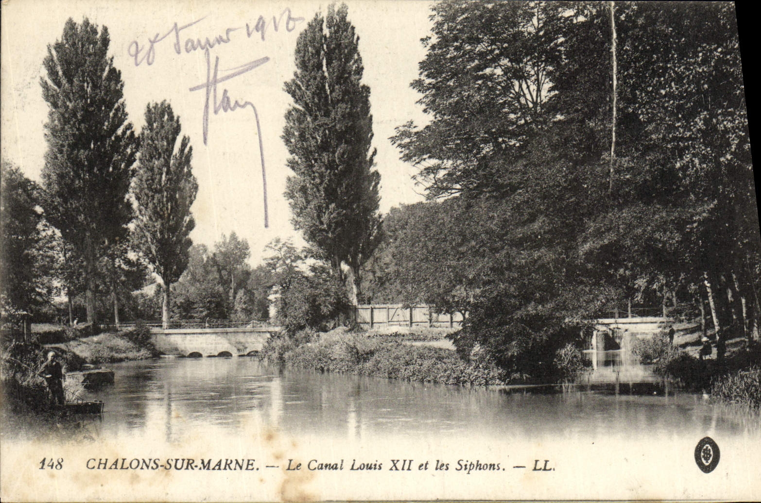Chalons-sur-Marne — Der Canal Louis XII und die Siphons — LL. n°148