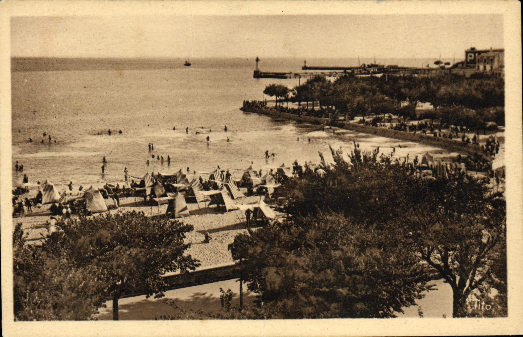 Royan — Le Square Bolton — Les deux Jetées — Bloo Frères, Bordeaux