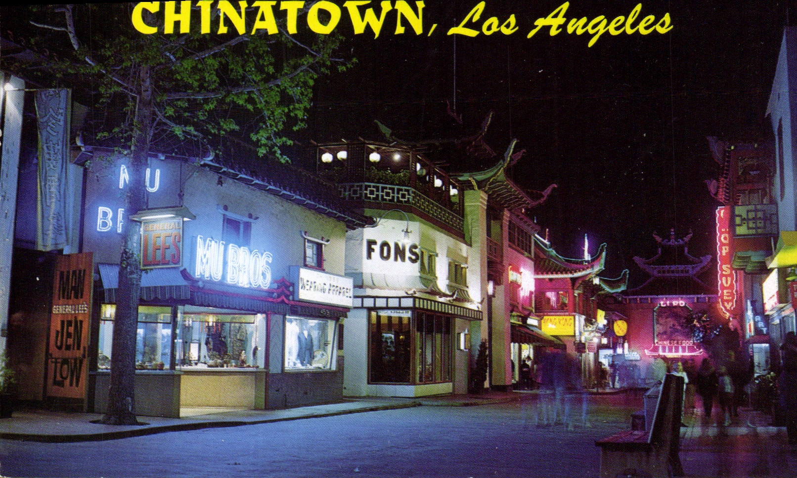 CPM Los Angeles China Town Chine 