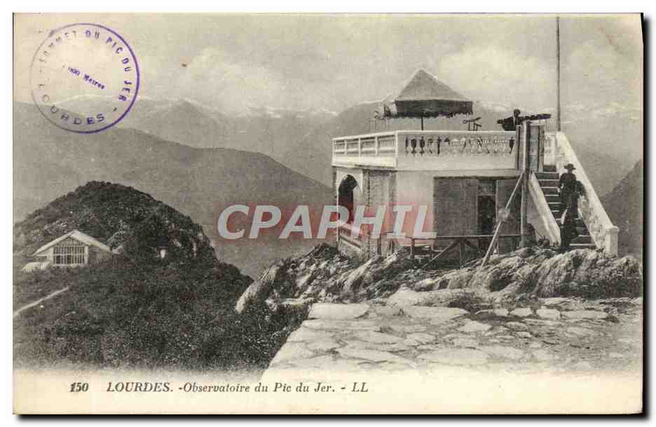 CPA Lourdes Observatoire du Pic du Jer