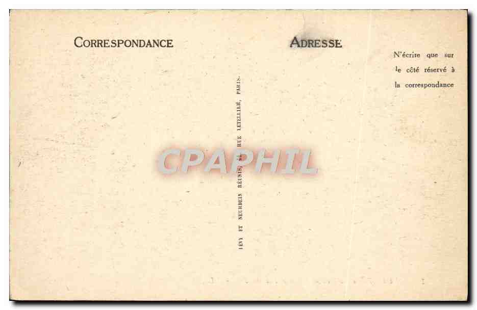 CPA Lourdes Observatoire du Pic du Jer — Verso