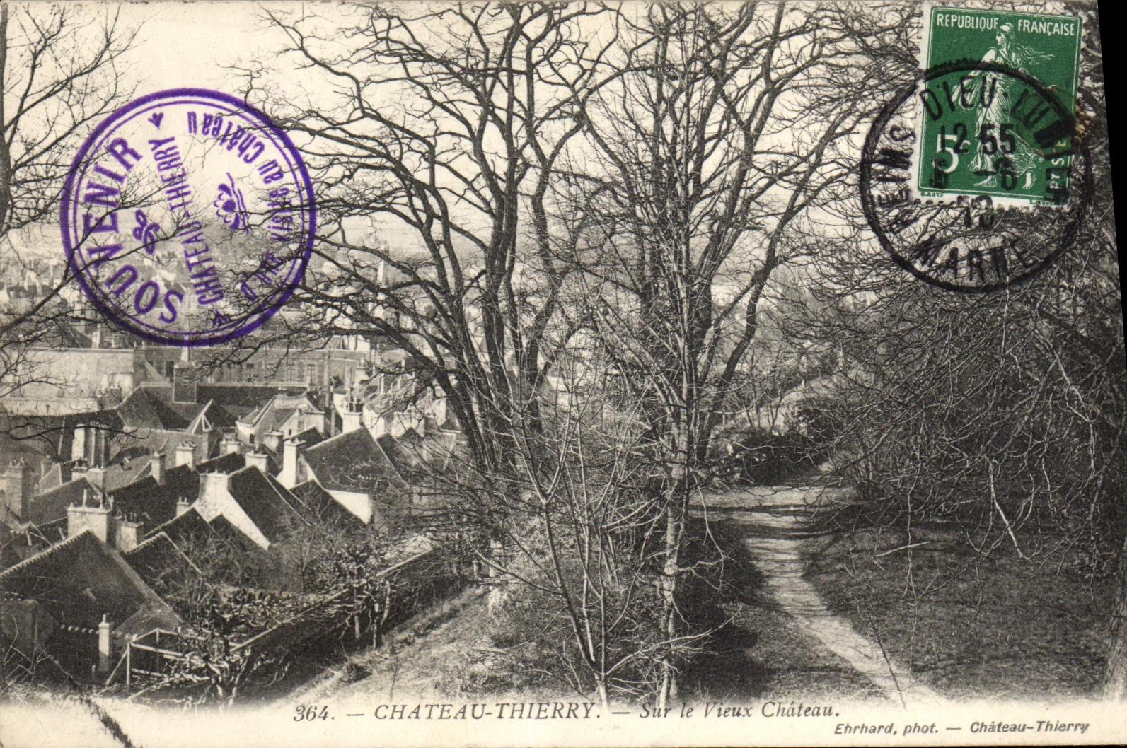 CPA Chateau Thierry Sur Le Vieux Chateau