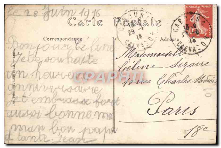 CPA Cabourg La Dige Promenade Le Casino et le Grand Hotel — Reverso