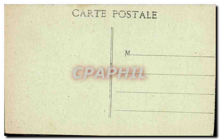 CPA Marseilles Fontaine Cantini — Rückseite