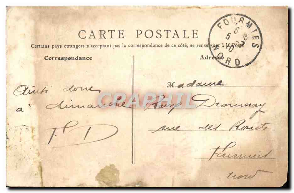 CPA Elbeuf Orival Vallee de la Seine Pont Du Chemin de fer — Rückseite