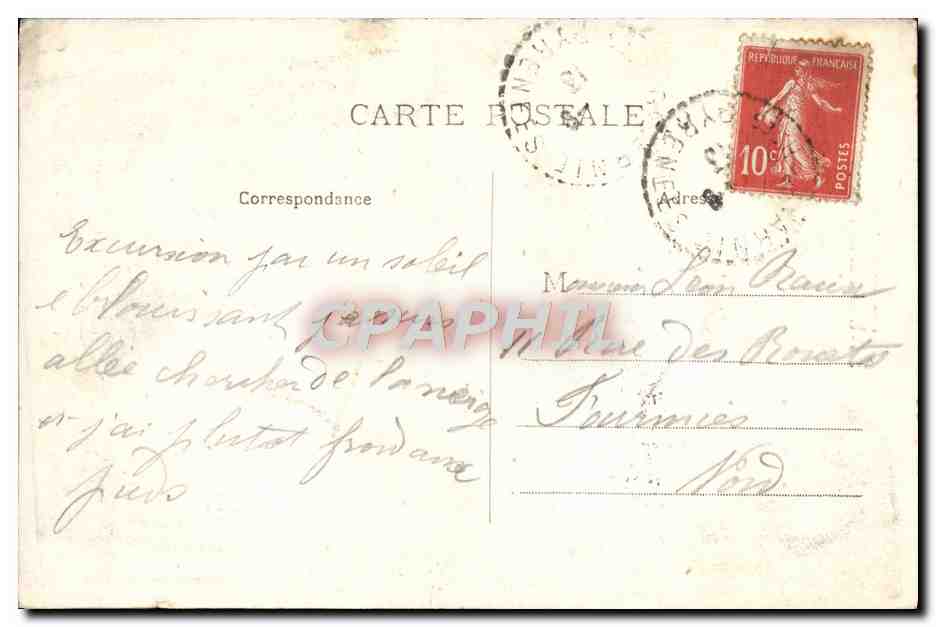 Cascade de Gavarnie — Les Pyrénées — Éditeur M.A. n°396 — Rückseite